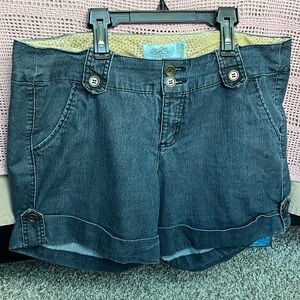 Stylish Blue Women's Shorts | Loose Fit